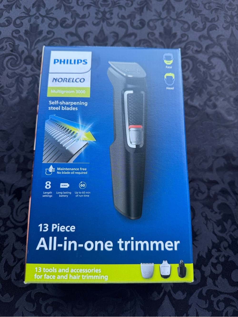 PHilips NORELCO Multigroom 3000
13 piece all-in-one trimmer